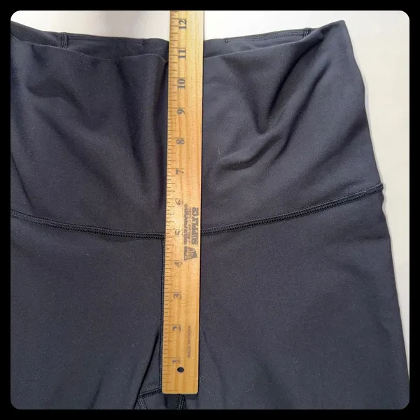 Old Navy Powersoft Leggings Womens M Black Extra High-Rise Go-Dry Active Yoga - Image 5