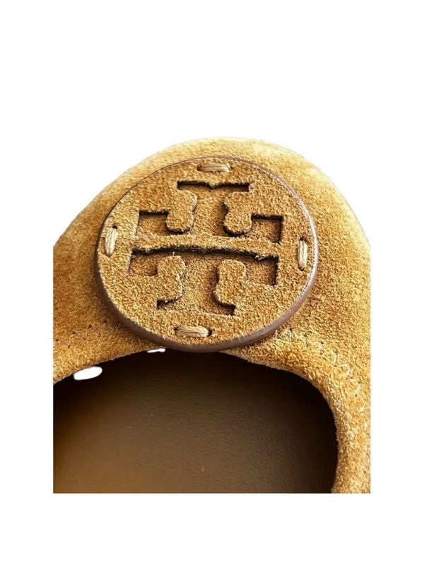 Tory Burch Minnie Travel Suede Ballet Flats size 6.5 - Image 12