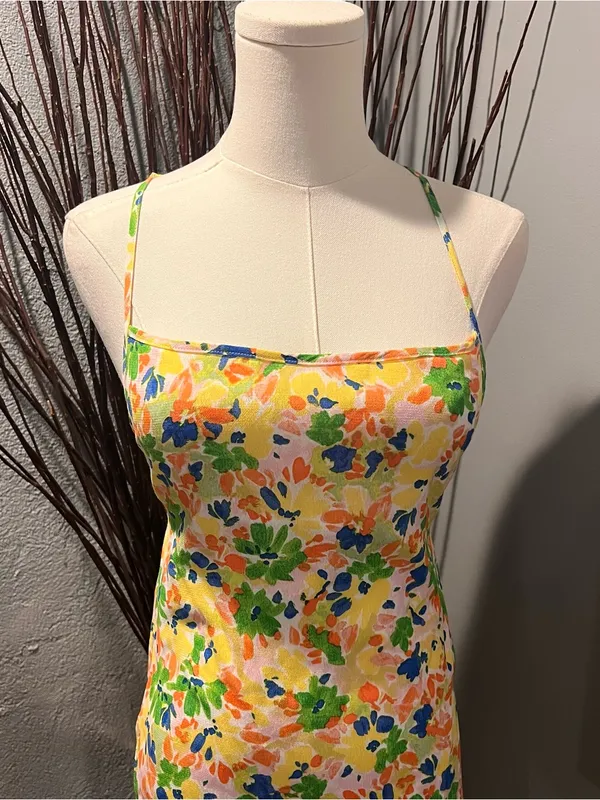 🌼Nwt Sky To Moon Yellow Floral Mini Dress Size Small🌼 - Image 2