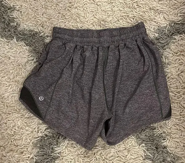 Lululemon Gray Hotty Hot Shorts Low Rise 4” - Image 2