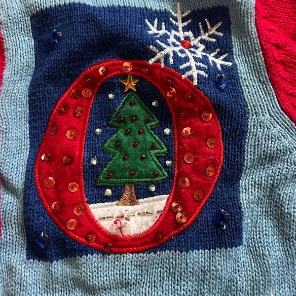 Tiara Women's Christmas Cardigan Sweater XL Multicolor Festive Holiday NOEL‎ - Image 3