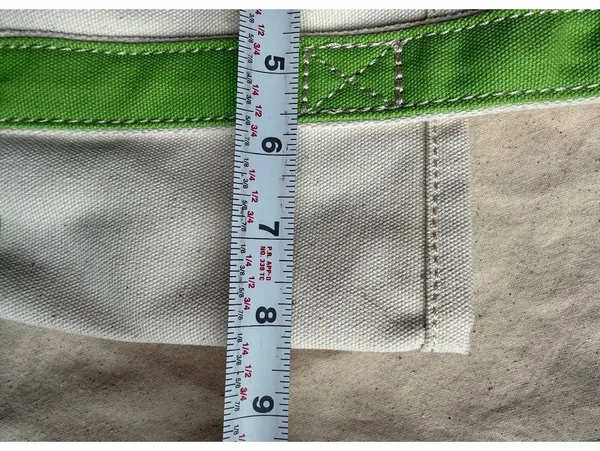 Lands' End Canvas Tote Bag with Green Accent - Image 5
