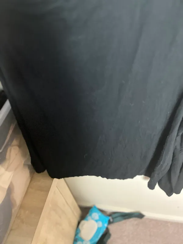 Aerie Black Smocked Wide Leg Jumpsuit - Image 5