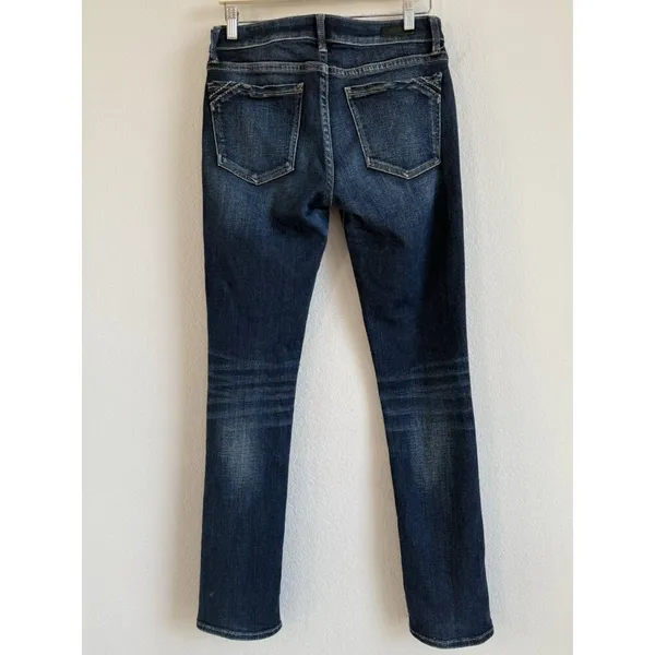 Buckle Black Jeans Fit No.53 Straight Women’s 28x32 Dark Wash Mid Rise Stretch - Image 6