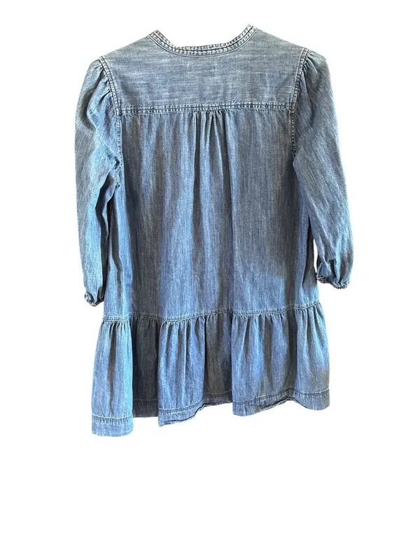 Free Assembly Blue Denim Shirt Dress - Image 4