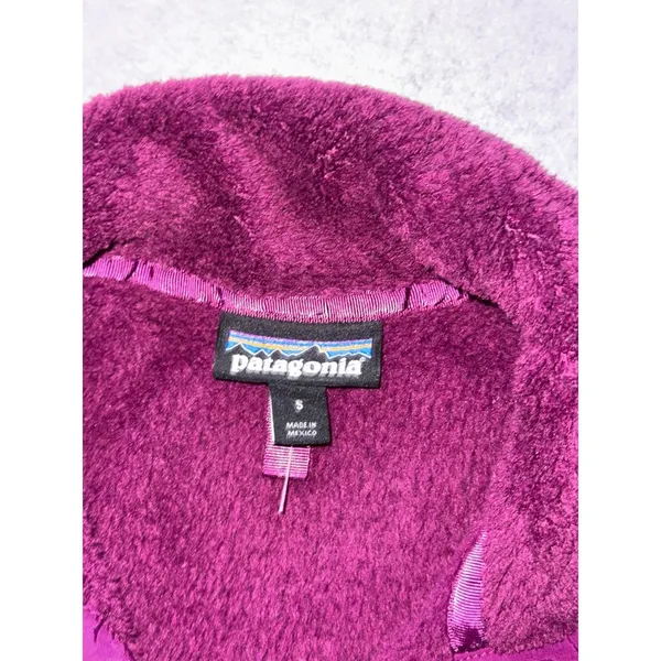 Patagonia‎ Womens Polartec Re-Tool Snap T Purple Fleece Pullover Size Small - Image 4