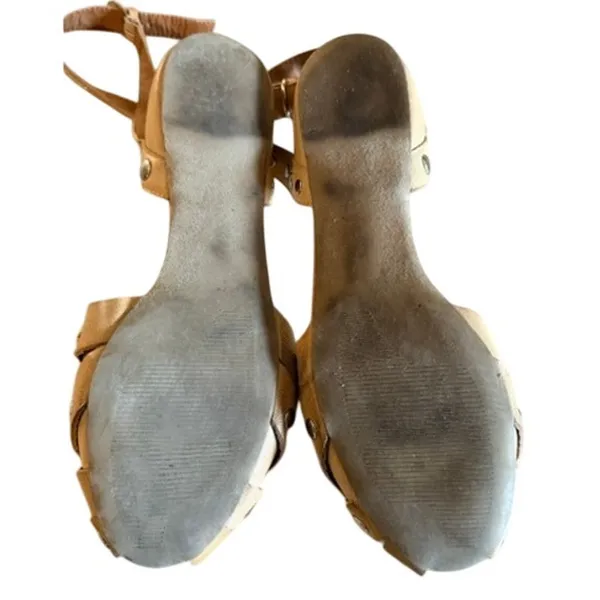 Aerosoles Sport Studded D'Orsay Flats Tan Ankle Strap Women's 8.5 - Image 7