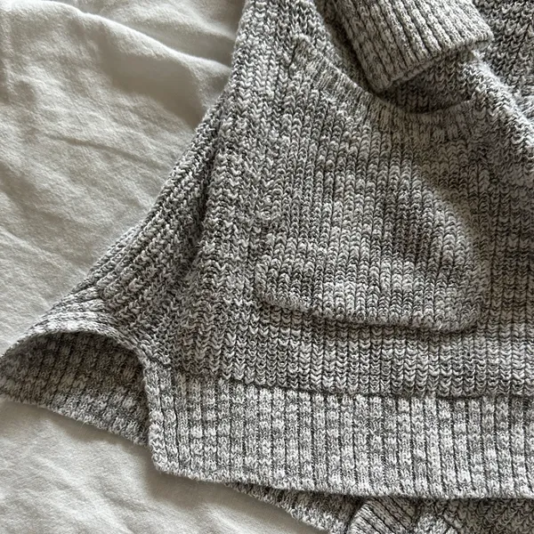Mossimo Supply Co. Heathered Gray Women's Cardigan - Image 2