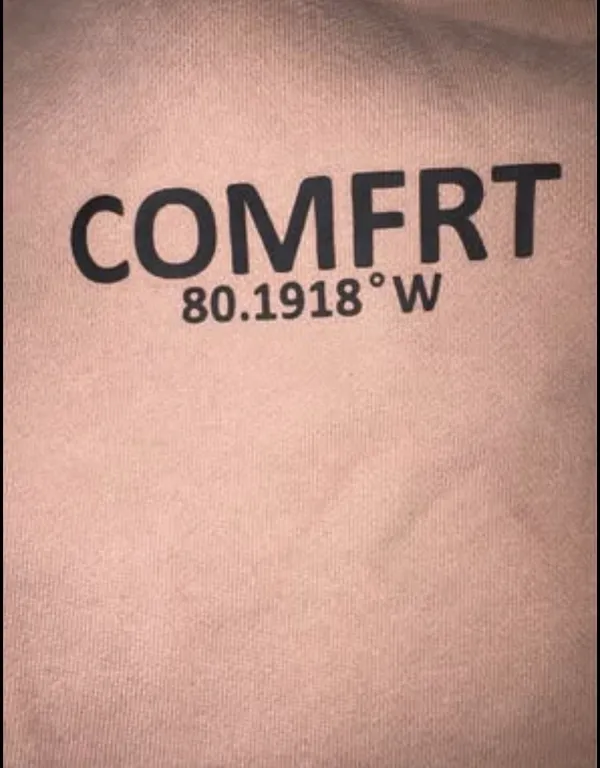 Comfrt Coordinate Sweatpants XSmall Color Sand Unisex Comfort Oversized - Image 3