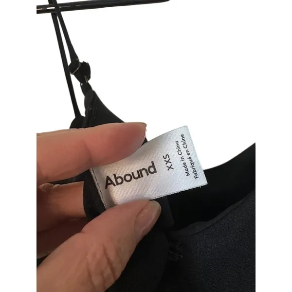 Abound Black Flowy Dressy Tank Top Women Sz XXS - Image 7