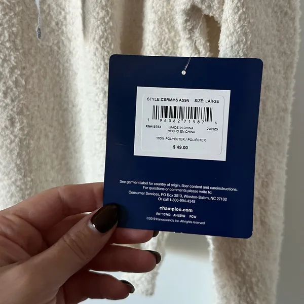 New terry pajamas Set.‎ Color: white, size: L. - Image 3