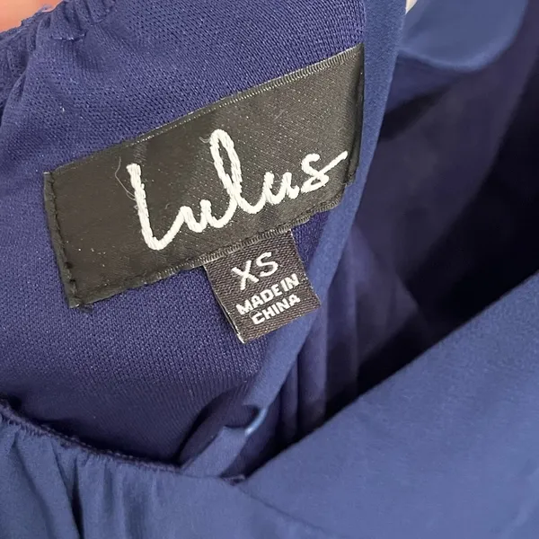 NWT Lulu’s Mythical Kind of Love Maxi Dress Navy Blue XS - Image 8