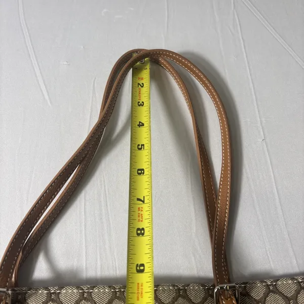 Nine‎ West Shoulder Handbag Tote Large Brown Purse - Image 10