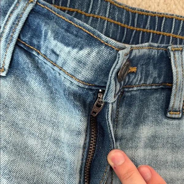 Denim Distressed Women Shorts - Image 3