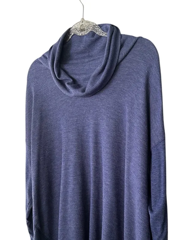 Cuddle Duds Soft Thermal Stretch Draped Cowl Neck Hanky Hem Sweater -Size XL - Image 4