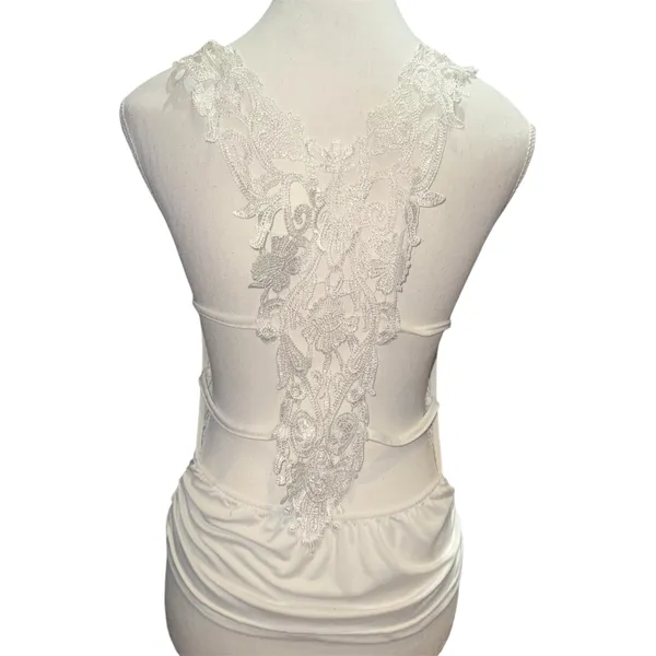 Strappy lace back top White Size M - Image 4