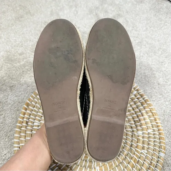 Schutz Espadrille Mule Sandals Flat Size 7B - Image 8