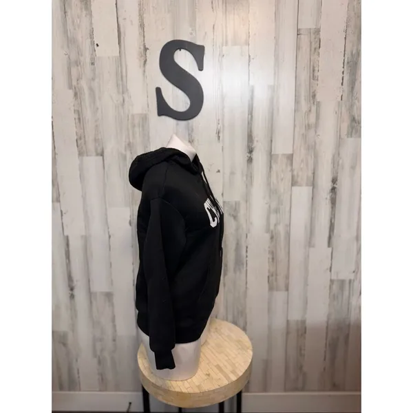 Chicago Hoodie Size Small Black Graphic Pullover Sweatshirt - Image 2