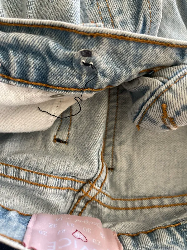 Revice Crossover Waistband Light Wash High waist jeans - Image 8