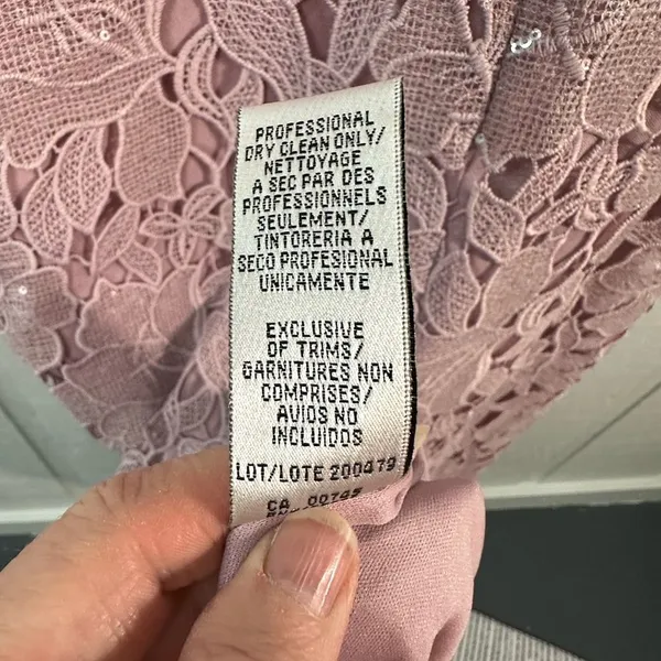 JS Collections Arabella Pink Purple Gown Size 12 NWT - Image 4
