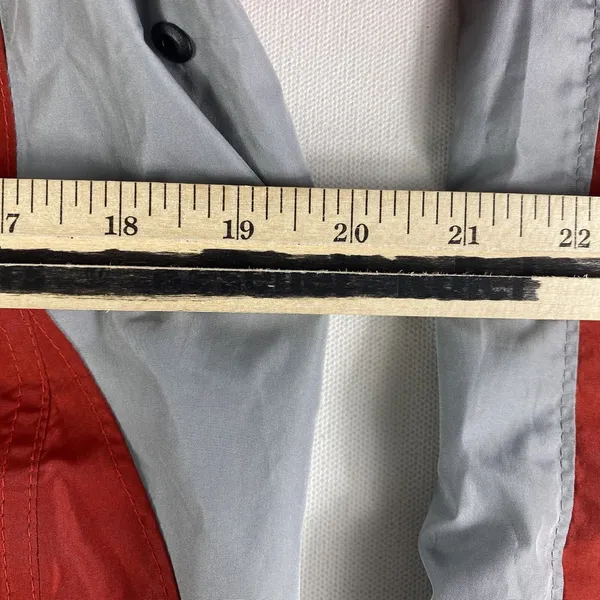 Columbia Jacket Womens Medium Red Gray Windbreaker Packable Full‎ Zip Ladies - Image 7