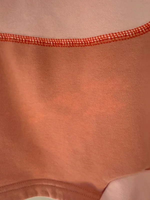 Nike Pink Colorblock Cropped Hoodie Women’s L - Image 7
