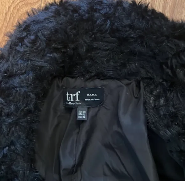 ZARA FAUX FUR JACKET - Image 7
