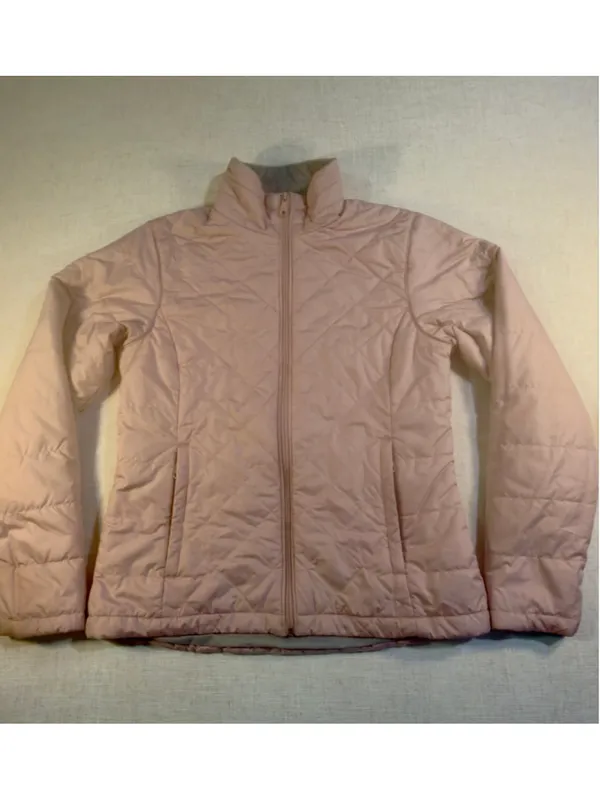 Columbia Women’s Medium Blush Pink Quilted Puffer Jacket Full Zip - Image 2