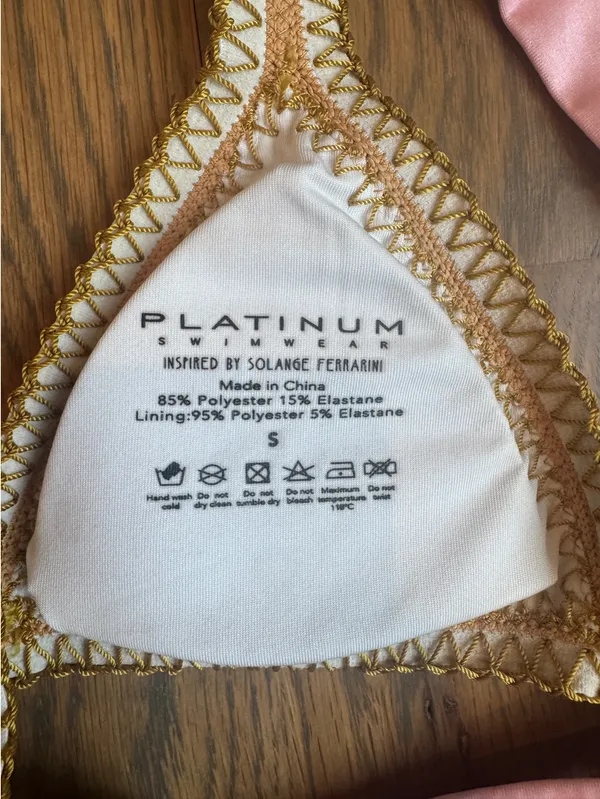 Platinum Bikini PilyQ Crochet Top - Image 3