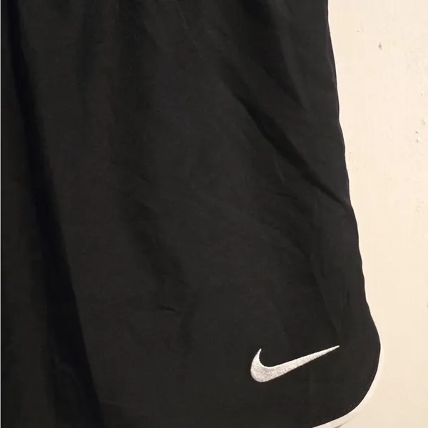 Nike Women's Black Athletic Mesh Shorts with White Trim - Image 11