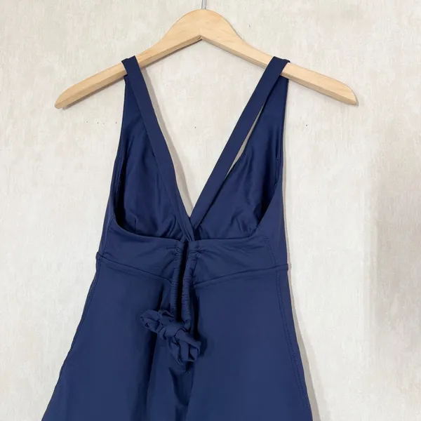 Athleta Women’s Plunge Tankini Top A-C Dress Swimwear in Blue M - Image 7
