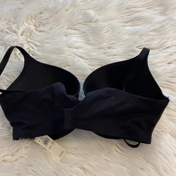 AERIE BRA SIZE 34C brand new color black push up adjustable stripes - Image 12