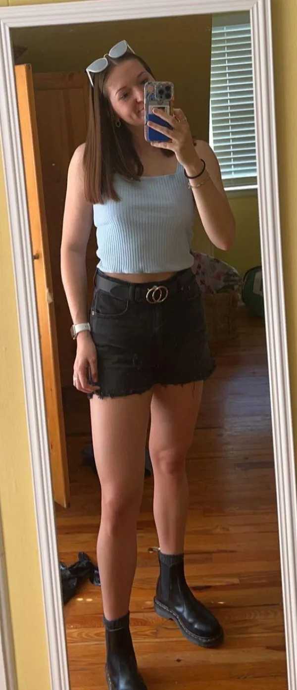 American Eagle Outfitters Light Blue Tank Top - Image 2