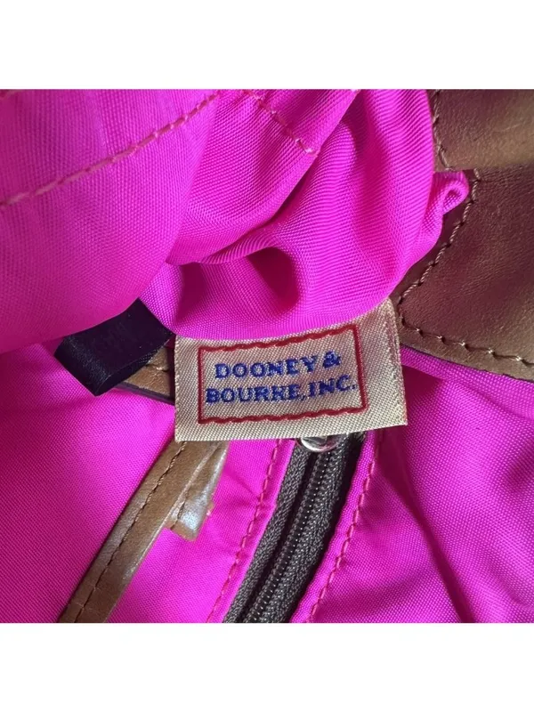 Dooney & Bourke Black Nylon Small Shoulder Bag Duck Logo Y2K Purse - Image 9
