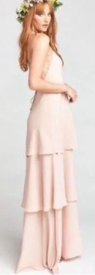 Show Me Your MuMu Calypso Tiered Maxi Dress Small - Image 2