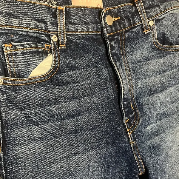 Revice Flare Eclipse Jeans Womens High Rise Straight Leg Medium Wash size 27 - Image 2