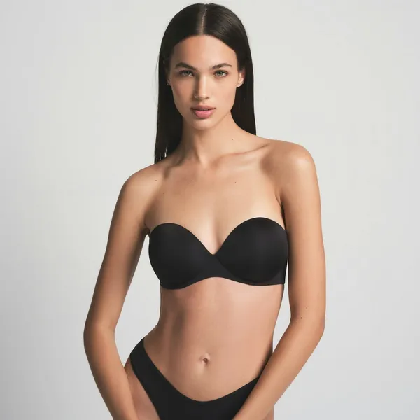 NWT SKIMS ULTIMATE STRAPLESS PUSH UP BRA 34B ONYX $64 Retail! - Image 4