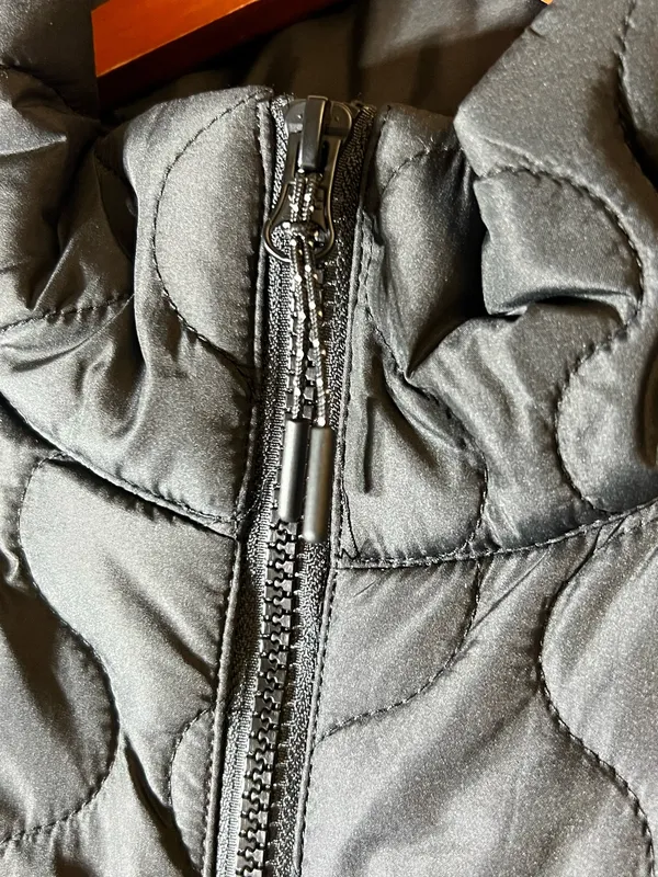 Pulse Black Quilted Winter Jacket - Image 3