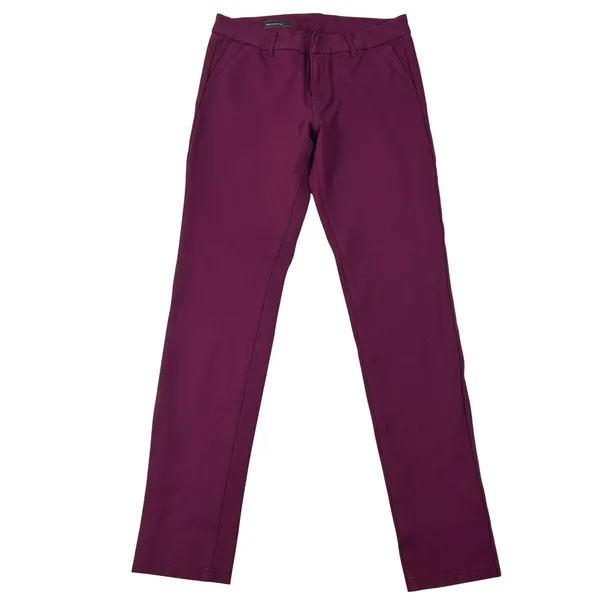 Kut from the Kloth Slim Pant Womens Sz 6‎ Burgundy Office Casual Coastal Trouser - Image 4
