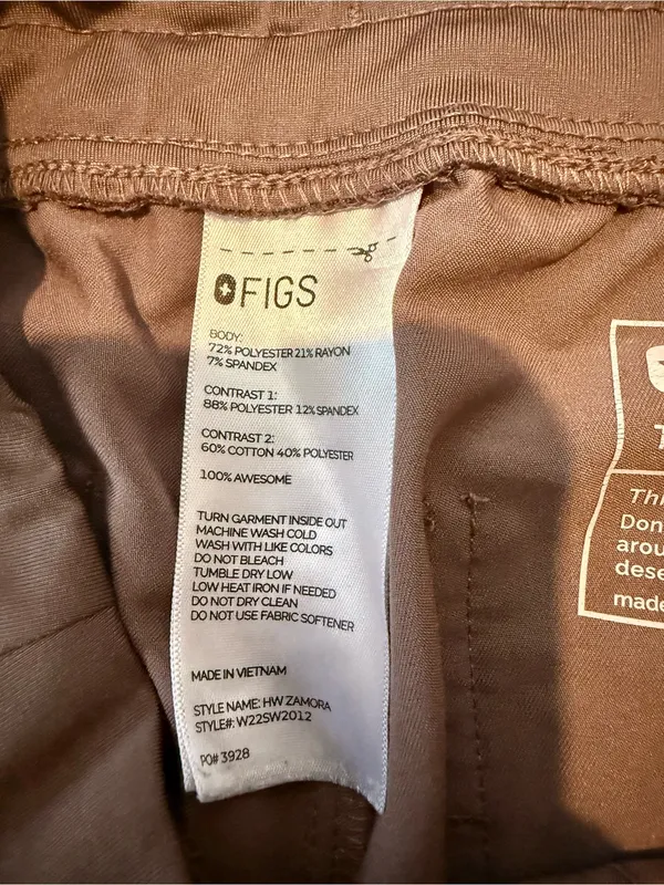 Figs Zamora Terra Cotta Scrub Jogger Pants - Image 5