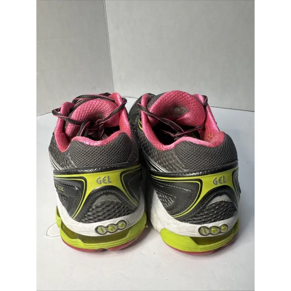 ASICS Gel GT-2170 Women’s Size 7.5 Gray Pink Lime Running Shoes T256N - Image 5