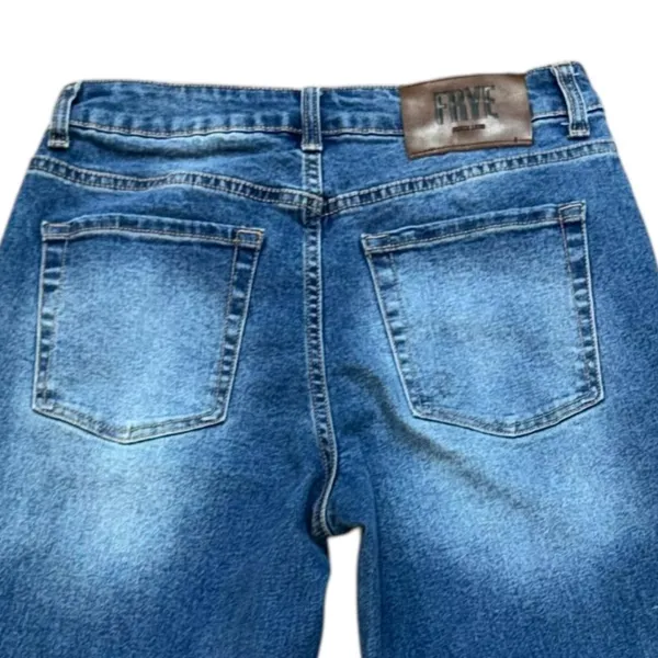 FRYE Straight Leg Medium‎ Wash Denim Jeans Size 2/26 Item# 1859395 - Image 4