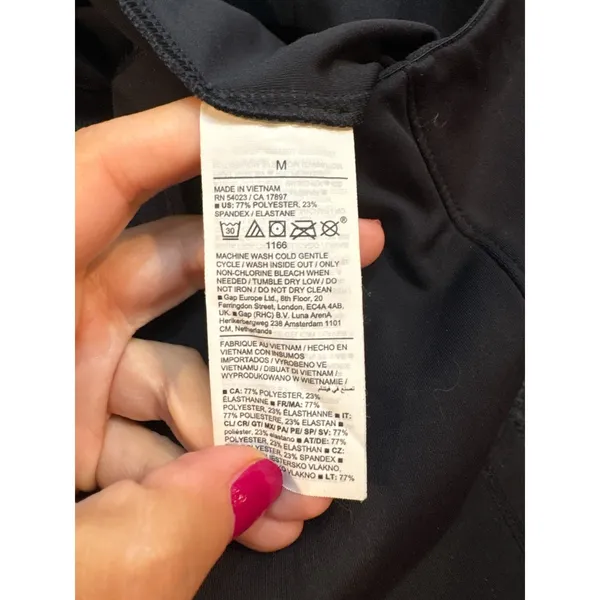 Old Navy PowerSoft Go Dry black wide leg pants - Image 3