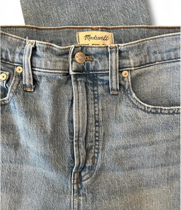 Madewell The Perfect Vintage Jeans Straight High-Rise Leg 27 - Image 3