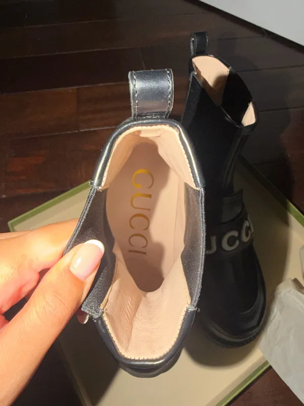 Gucci Boots Black Leather  - Image 2