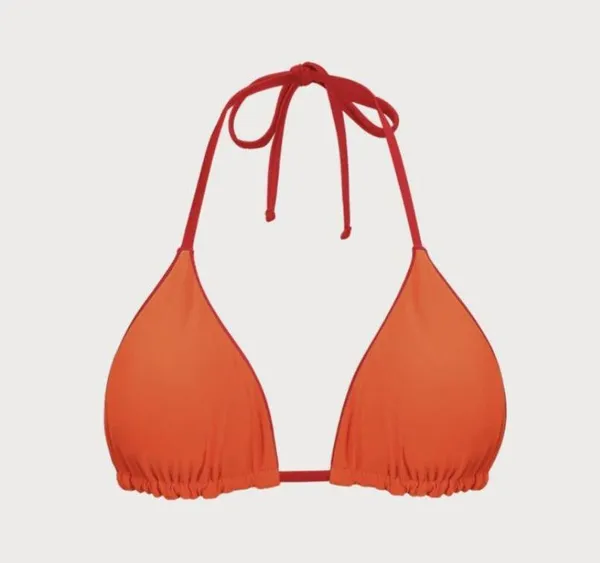 Berlook Red Reversible Halter Triangle Bikini Set - Image 6