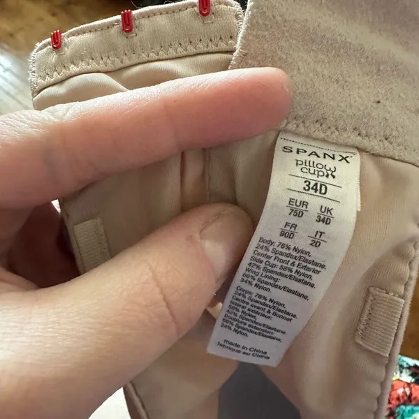 Spanx Soma nude strapless convertible pillow cup 34D bra - Image 3