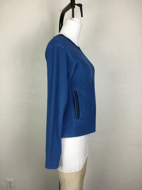 Patagonia Size M Rear Vintage Sweatshirt Women's Blue Fleece Soft Sweater Warm - Image 4
