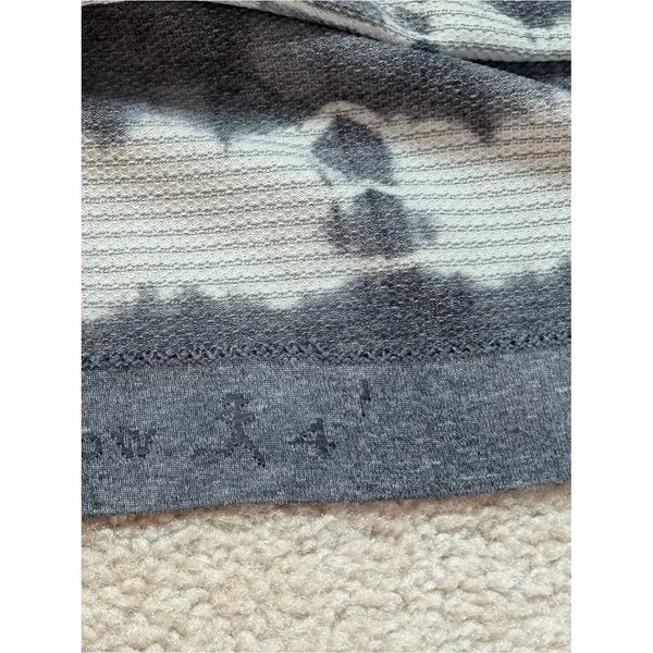 Lululemon Swiftly Tech Short Sleeve Tie Dye Gray‎ White Top Size 4 - Image 5