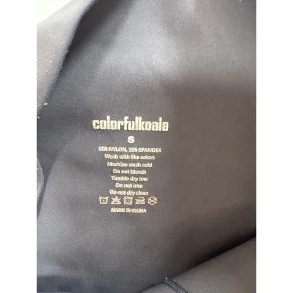 Colorfulkoala Womens High Waisted Yoga Leggings Charcoal Gray Small‎ Full Length - Image 5